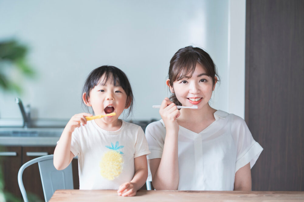 子ども 仕上げ磨き