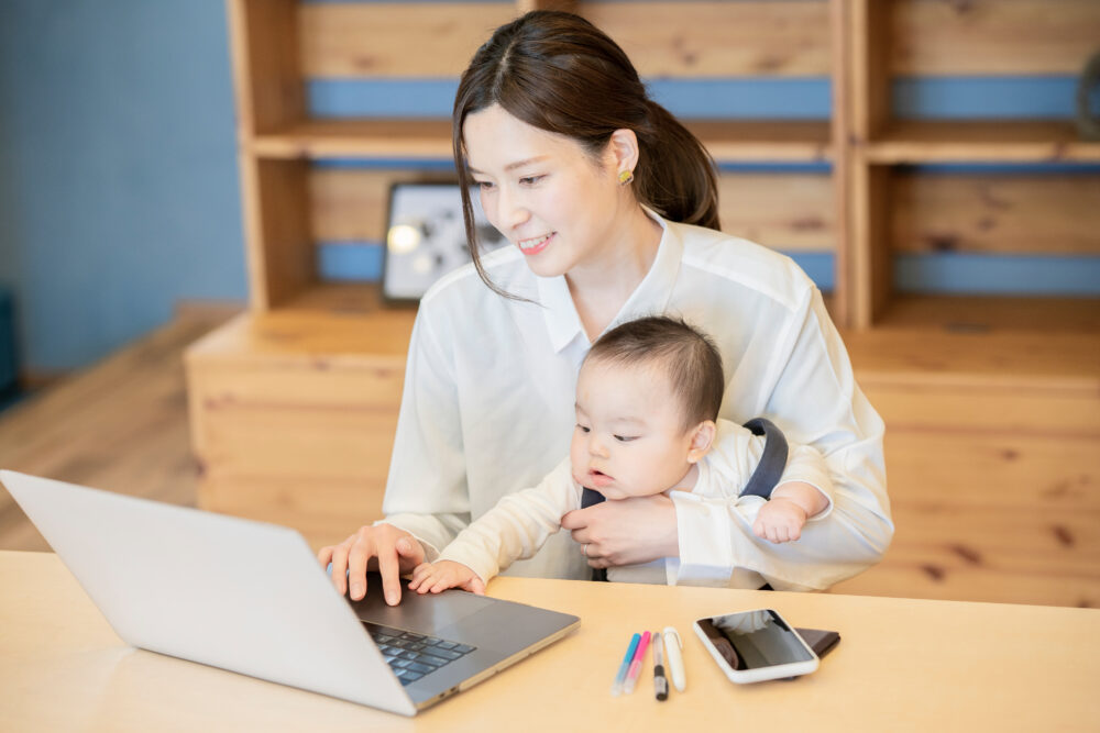 子連れ出勤